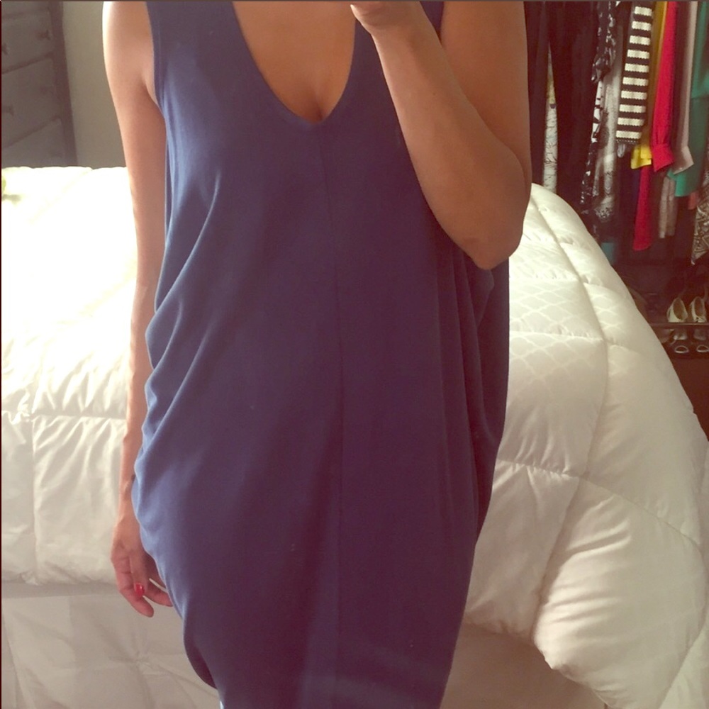 Re-Posh Blue XXS slinky dress BCBGMaxAzria